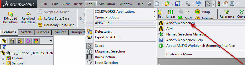 ✓ Ansys DesignModeler - Offset Surface - CFD.NINJA
